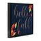 Stupell Industries Hello Fall with Autumn Foliage Floater Framed Art